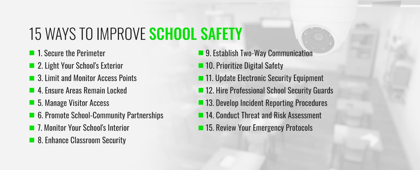 15 Ways to Improve School Safety