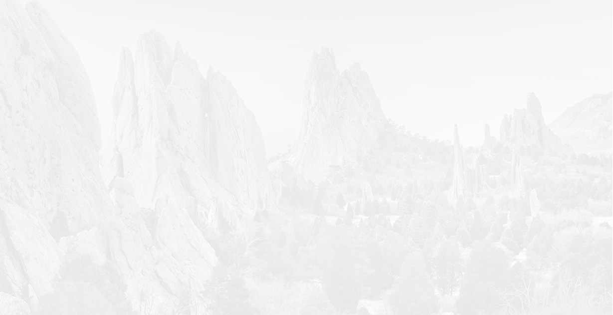 White transparent picture of trees at the base of mountains